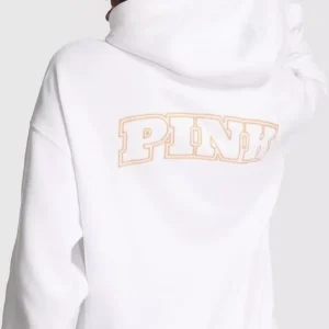 Classic Zip-up hoodie Solid white