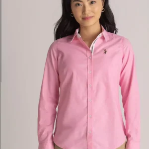 U.S. Polo Assn. Women’s Classic Oxford Shirt - Pink