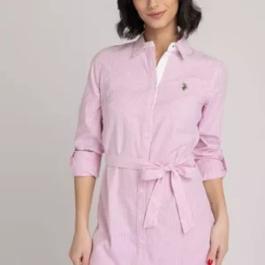 U.S. Polo Assn. Striped Shirt Dress