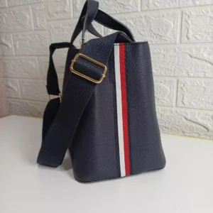 Tommy Hilfiger space blue Emblem satchel bag