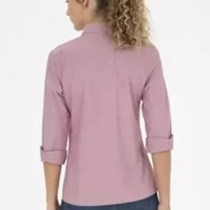 U.S. Polo Assn. Women’s Fitted Shirt – Dusty Rose