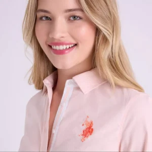 U.S. Polo Assn. Pastel Pink Button-Down 🌸