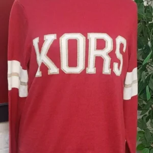 Michael Kors A "Varsity -style" turtleneck sweater