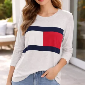Tommy Hilfiger Women's Iconic Flag Tee