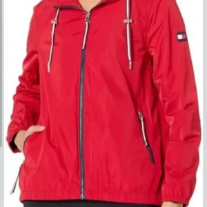 Tommy Hilfiger Women’s lightweight windbreaker/Rain jacket
