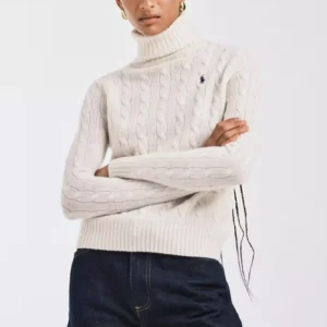 U.S. POLO ASSN. Cable Knit Turtleneck