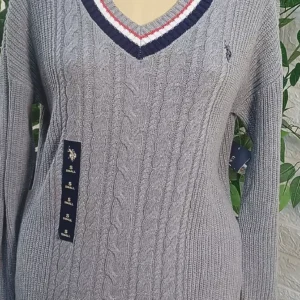 ​U.S. Polo Assn. Women's Sweater pullover  grey
