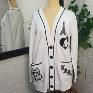 Cardigan Karl Lagerfeld white