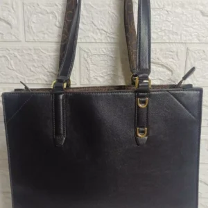 Calvin Klein tote bag Classic black structured body