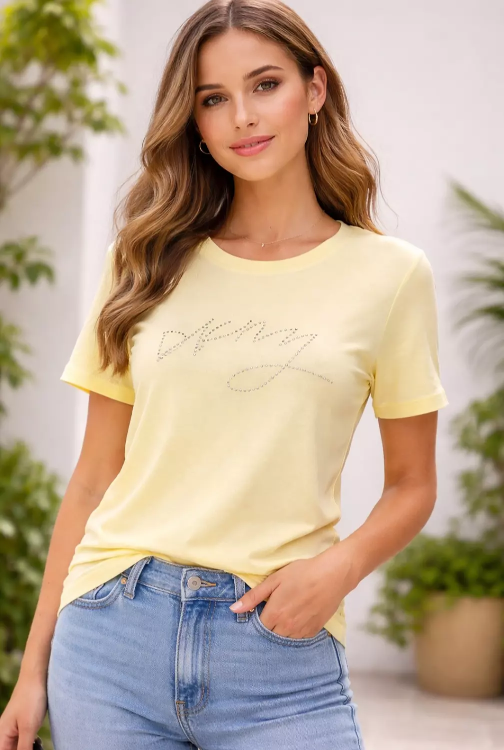 DKNY Women's Logo T-Shirt