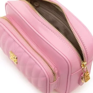 Pierre Cardin Quilted Crossbody Bag – Pink