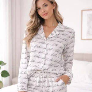 Calvin Klein Signature Script Button-Down