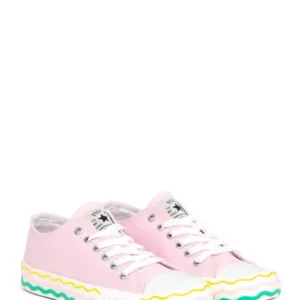 U.S. Polo Assn. Pink Canvas Sneakers – Wave Sole