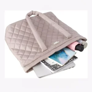 Reebok Quilted Tote Bag Barbara Mocha