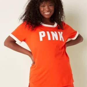 Victoria's Secret PINK ringer tee