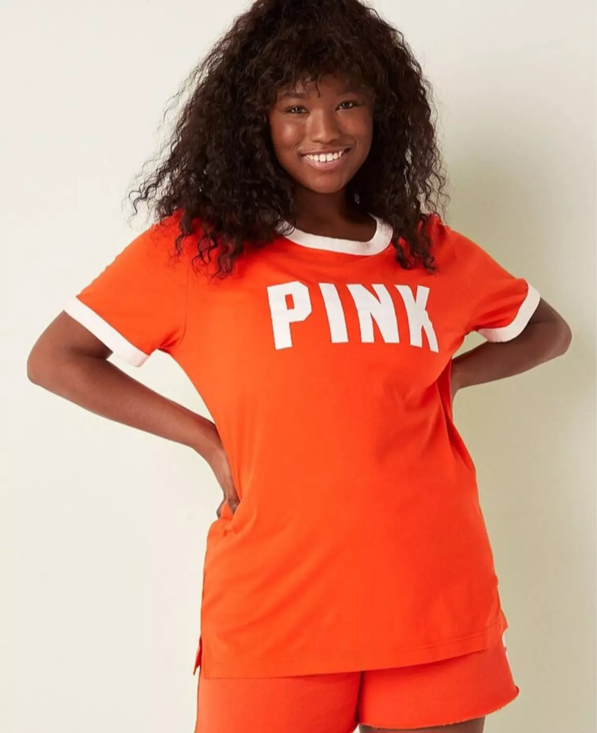 Victoria's Secret PINK ringer tee