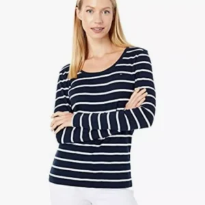 Tommy Hilfiger Classic Long _Sleeve Striped Tee