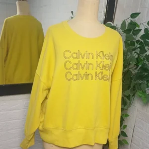 Calvin Klein sweatshirt color (bright yellow)