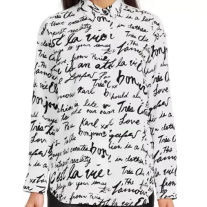 Karl Lagerfeld Paris Signature Script Shirt