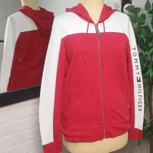 Tommy Hilfiger Color-Block Zip-Up Hoodie