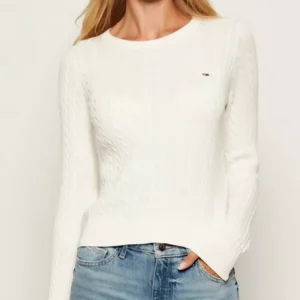Tommy Hilfiger women’s cable-knit sweater