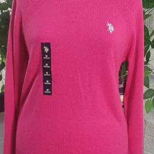 U.S. Polo Assn. Women's Sweater Vibrant Fuchsia pink