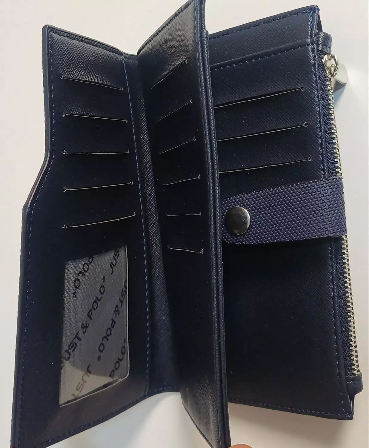 JUST & POLO Wallet Navy Blue