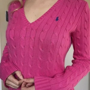 U.S. Polo V_neckline Fuchsia