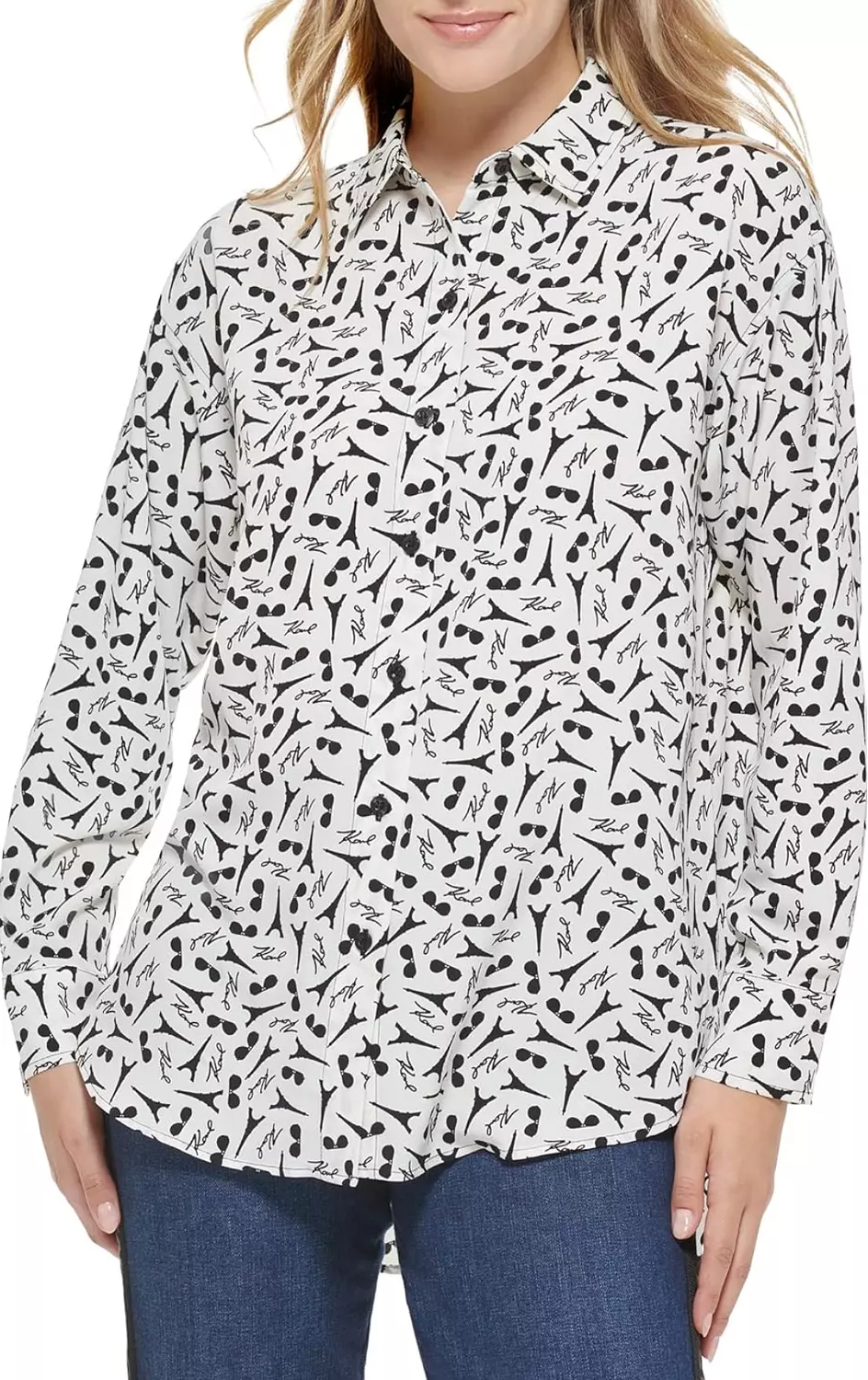 button-down shirt from Karl Lagerfeld Paris - Image 2