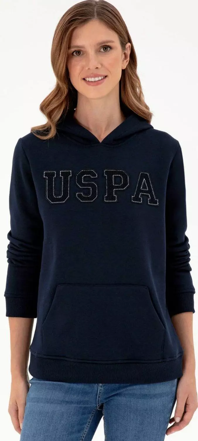 U.S. Polo Assn. Classic Hoodie Navy Blue - Image 2