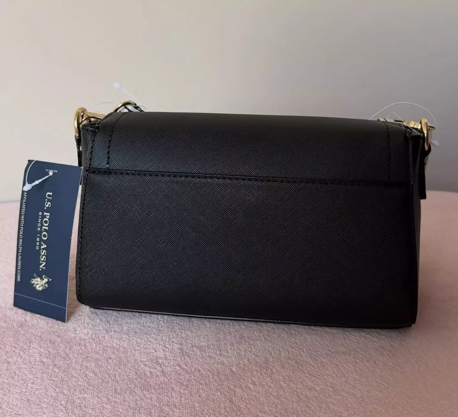U.S polo Assn Black Crossbody Bag - Image 2