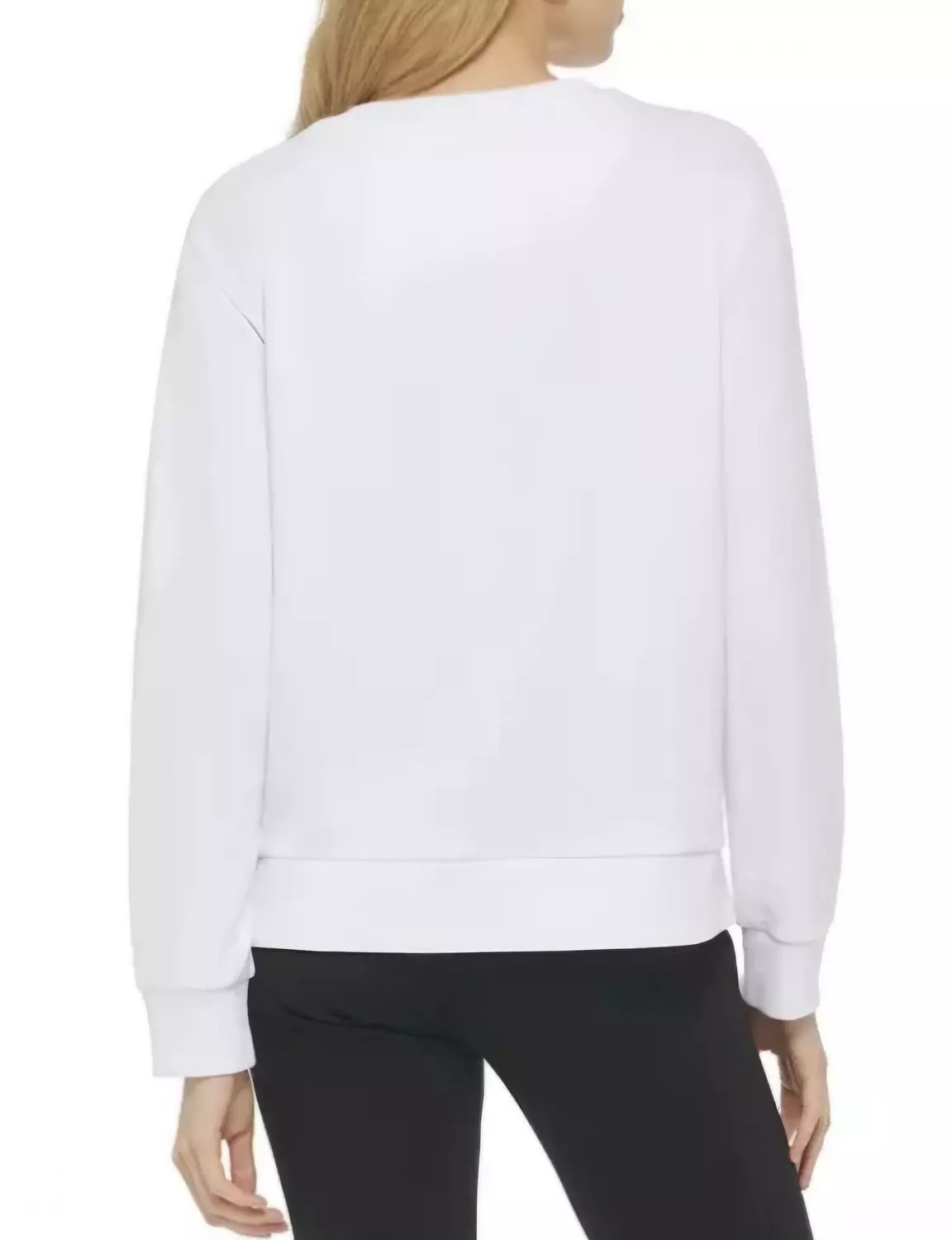 Dkny Casual White Graphic Sweatshirt - Image 2