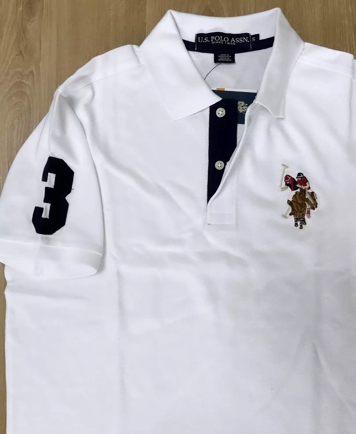 U.S. Polo Assn. Classic White Polo Shirt – Original - Image 2