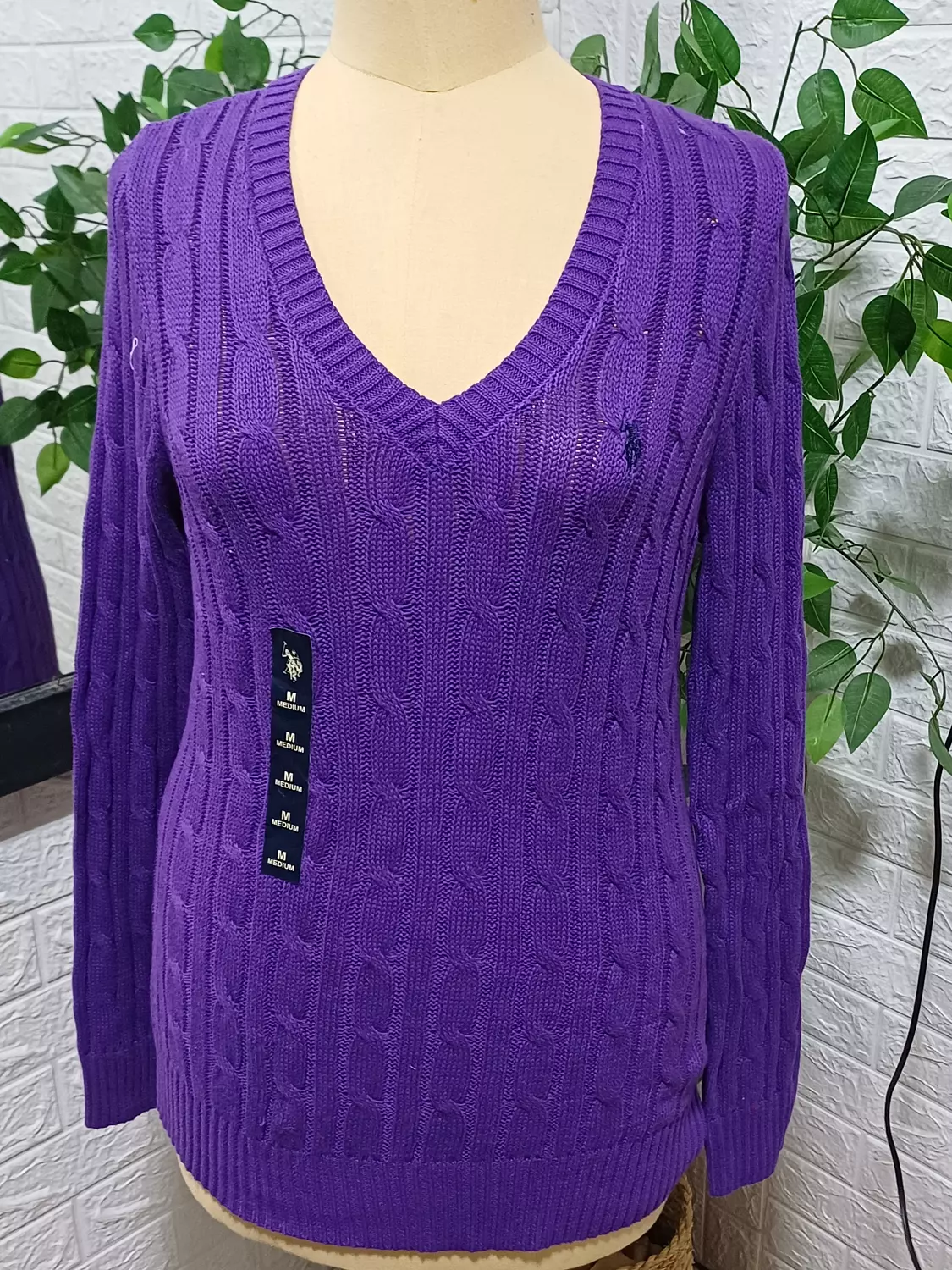 U.S. POLO ASSN Cable Knit sweater - Image 2
