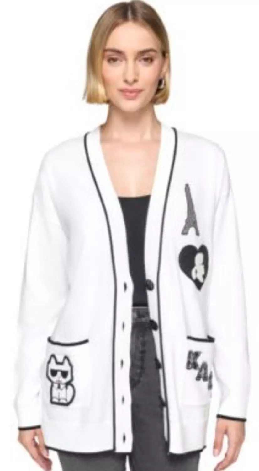 Cardigan Karl Lagerfeld white - Image 2