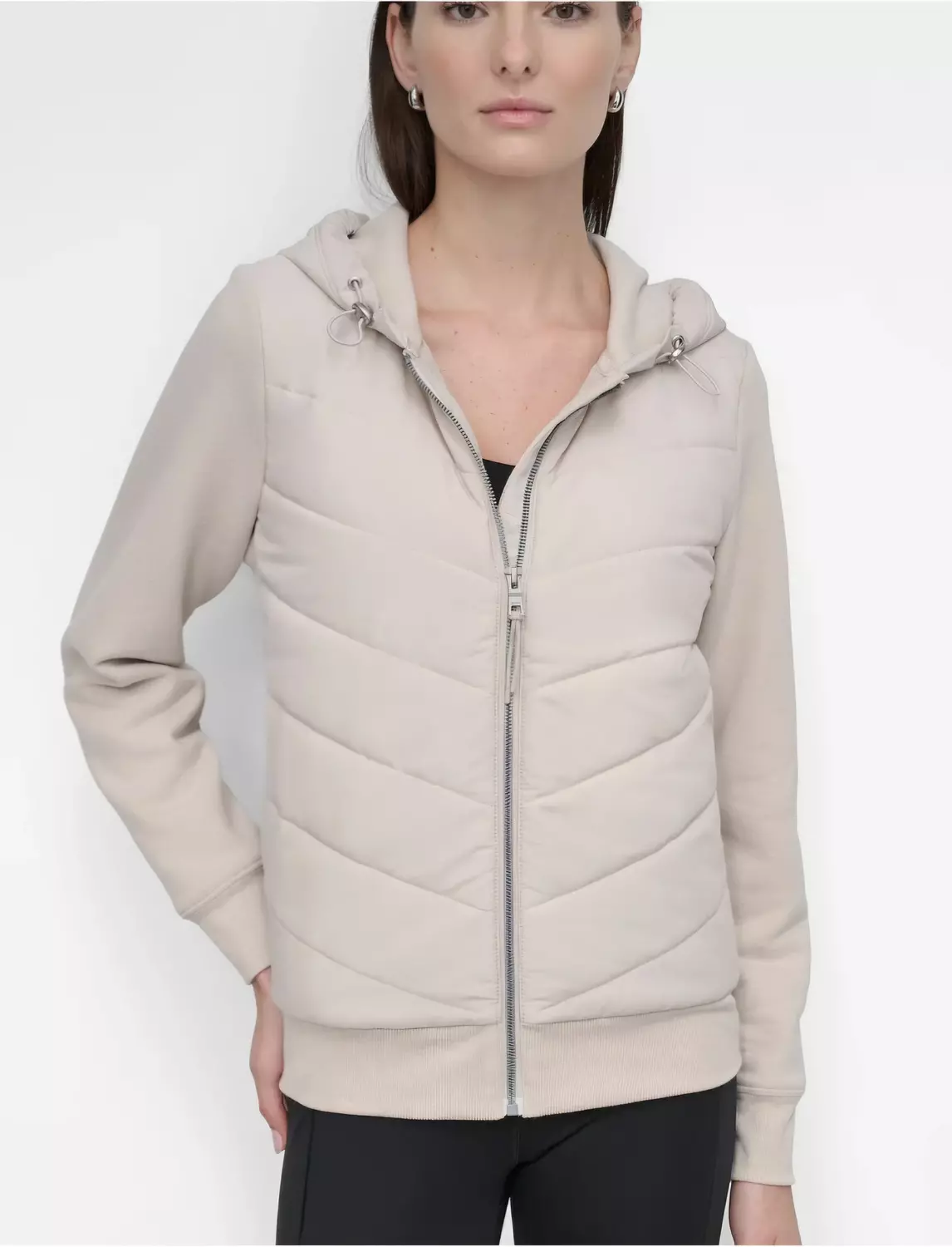 Dkny Hybrid padded Hoodie - Image 2