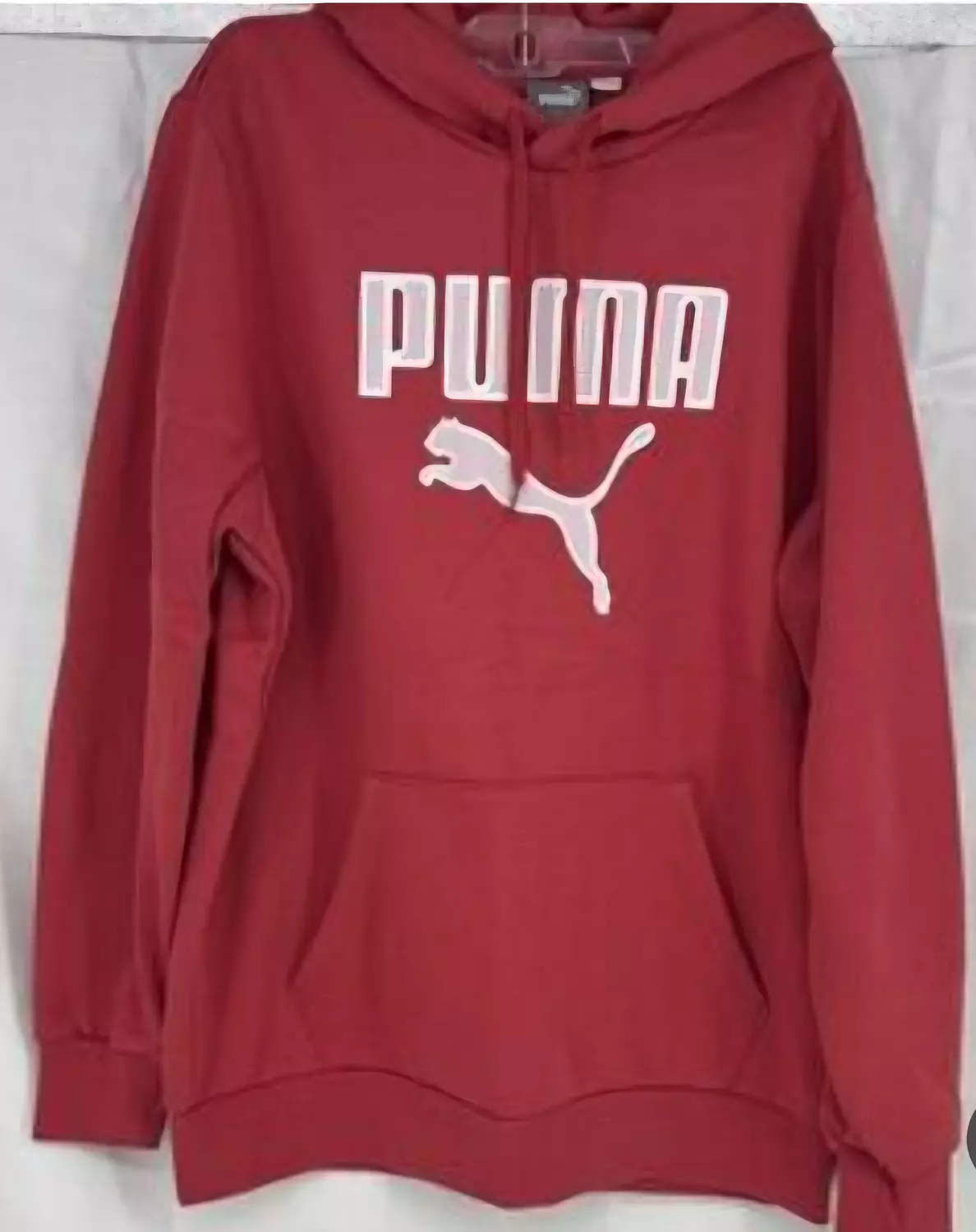 Classic puma hoodie Maroon - Image 2