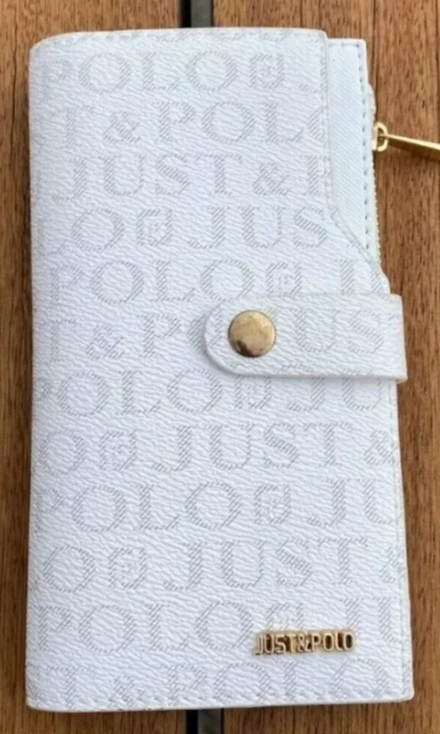Just &polo women's white bifold wallet - Image 2