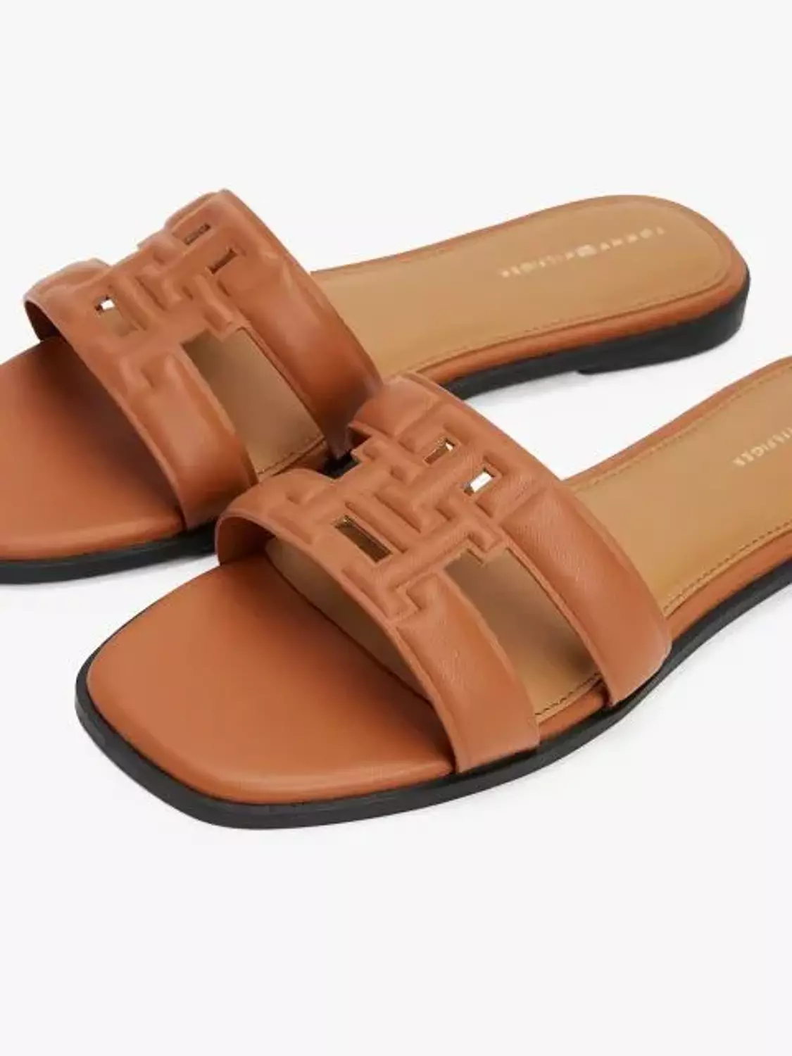 Tommy Hilfiger Women’s Tan Slide Sandals - Image 2