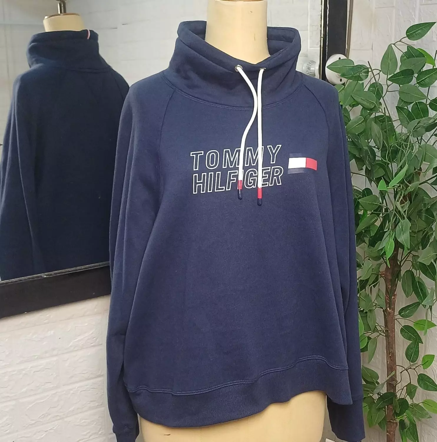 Tommy Hilfiger Women’s Funnel Neck Sweatshirt - Image 2