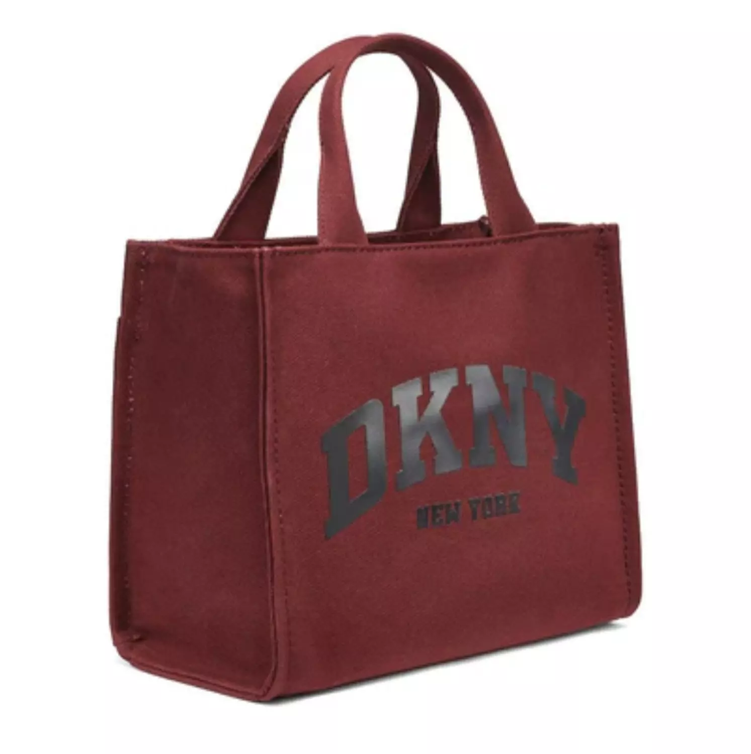 DKNY Tote Bag Canvas Rich Burgundy - Image 3