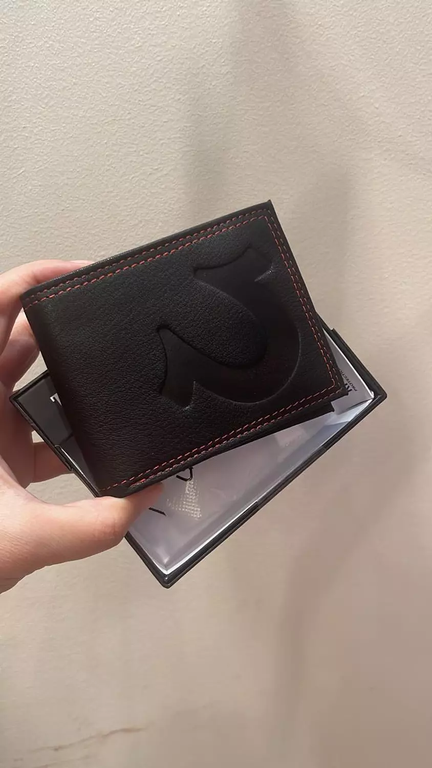 True Religion Black Leather Wallet – Men’s Collection - Image 3