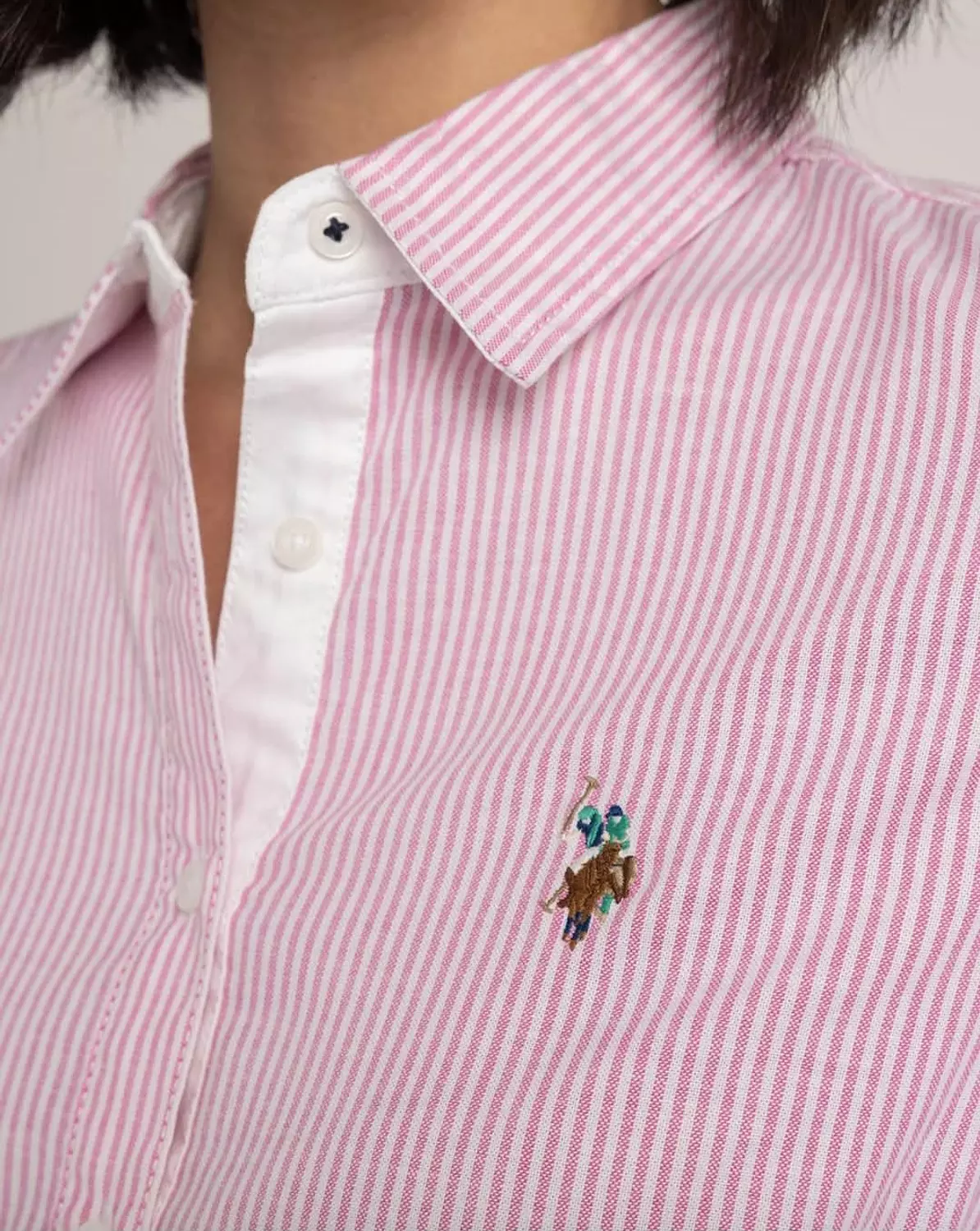 U.S. Polo Assn. Striped Shirt Dress - Image 3