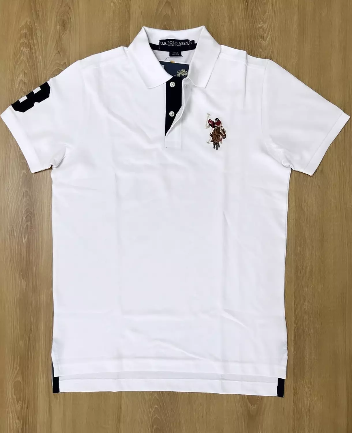 U.S. Polo Assn. Classic White Polo Shirt – Original - Image 3