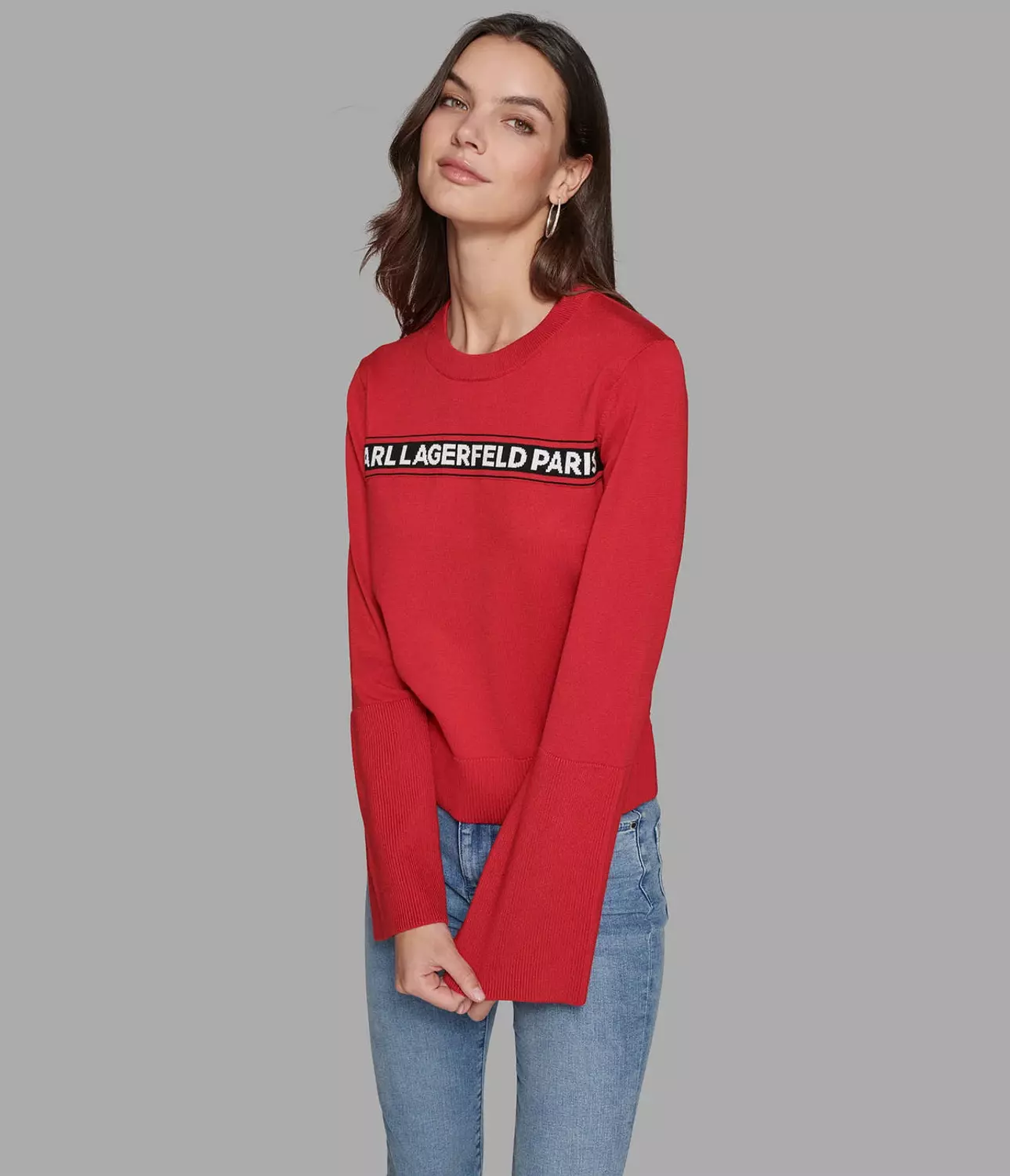 Karl Lagerfeld Paris Red Sweater - Image 3