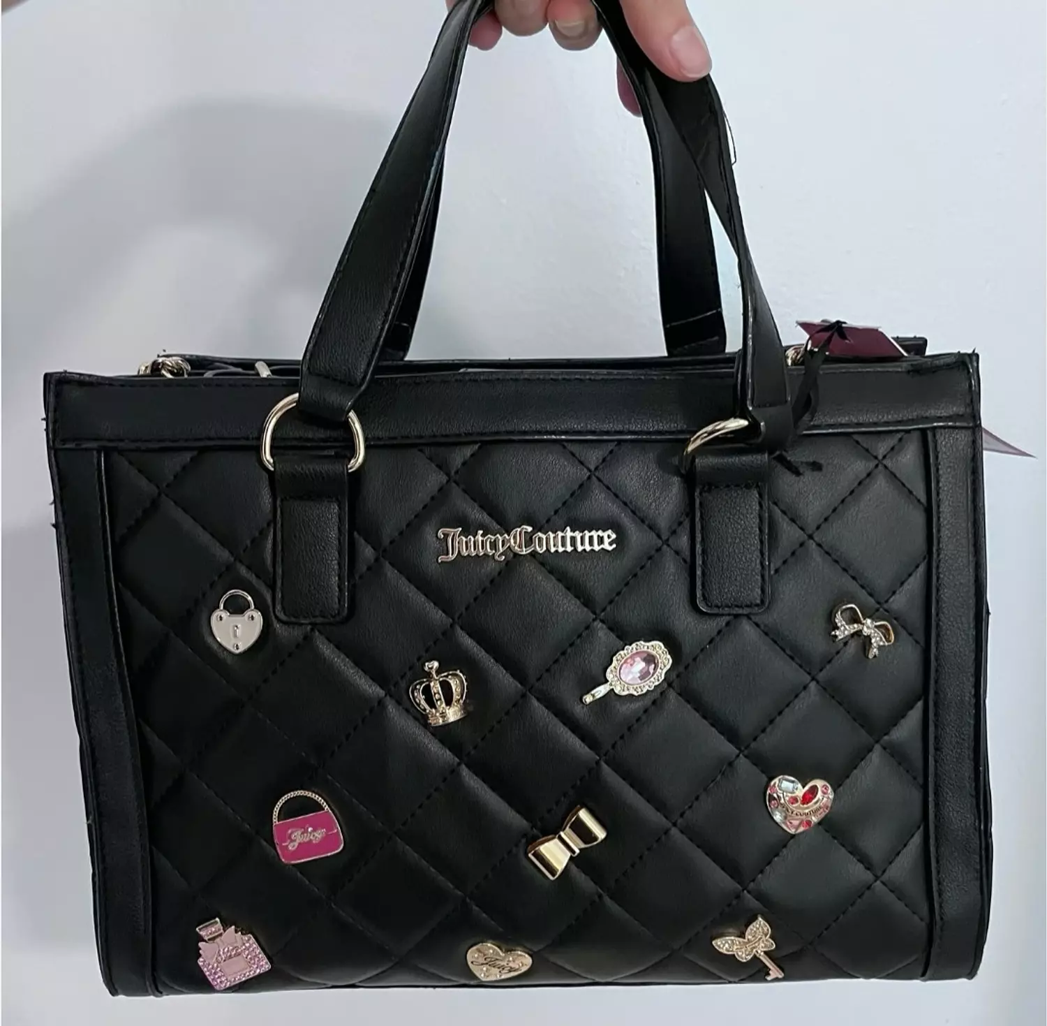 Juicy Couture Quilted Charm Satchel - Image 3