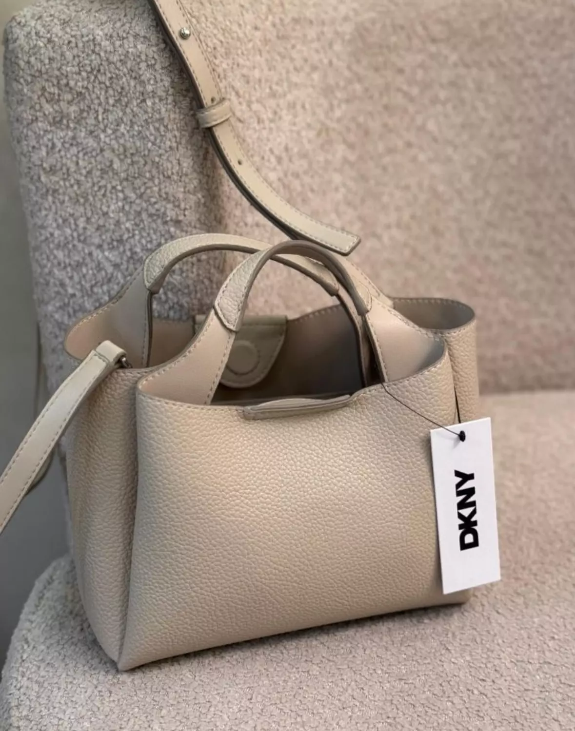 Dkny Pebble Leather Mini Satchel - Image 3