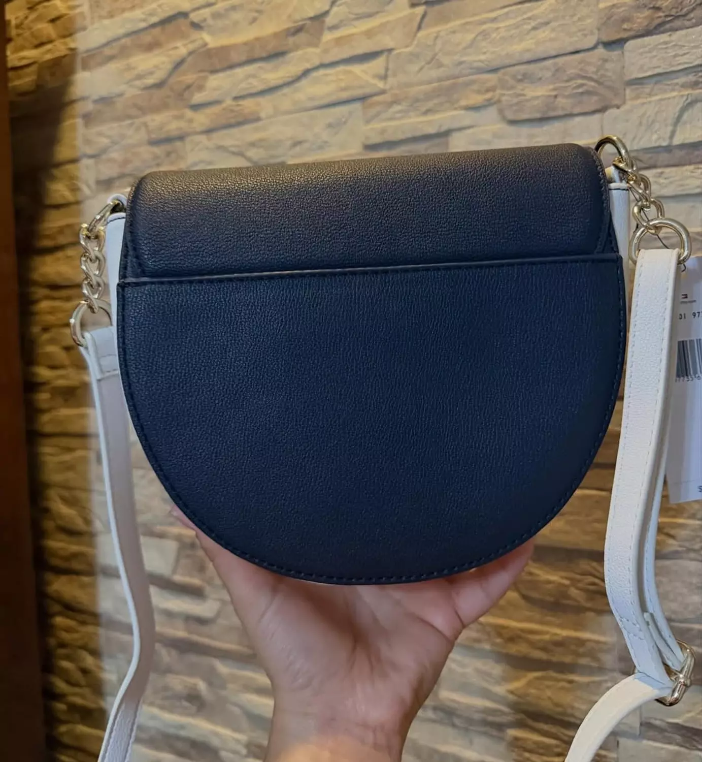 Tommy Hilfiger Tow _Tone Saddle Bag - Image 3