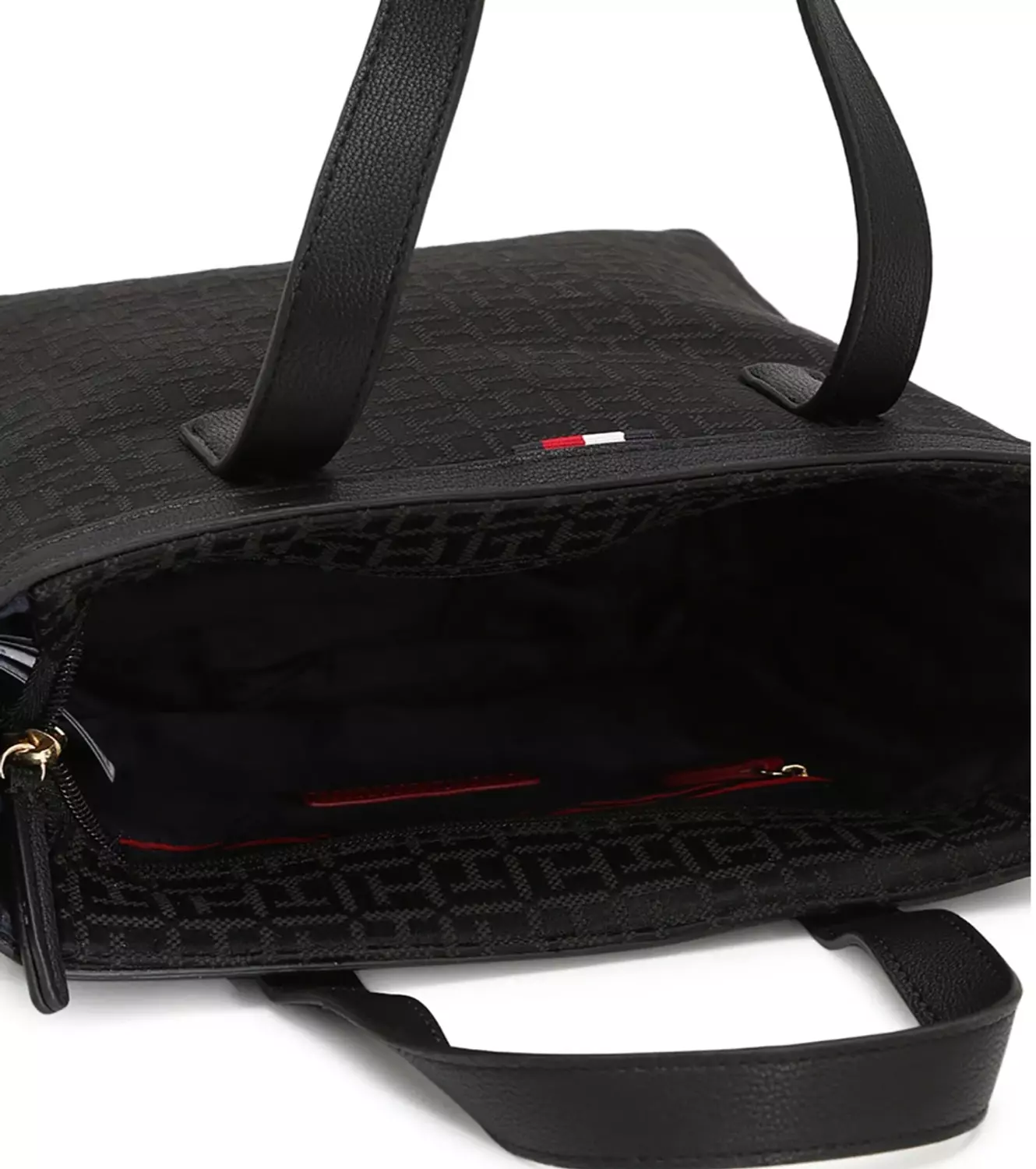 Tommy Hilfiger monogram tote bag classic black - Image 3