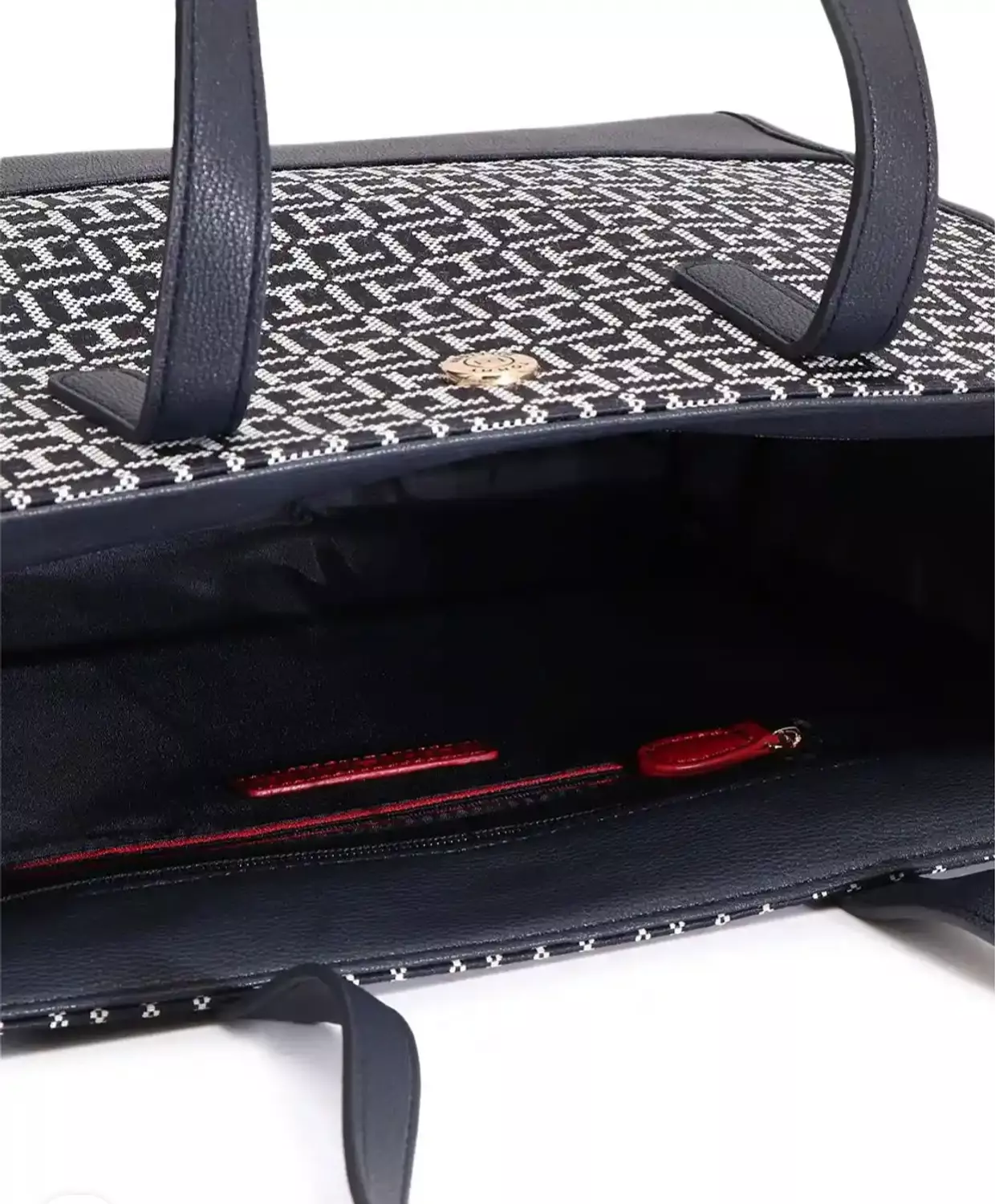 Tommy Hilfiger monogram tote Bag Navy Blue - Image 4